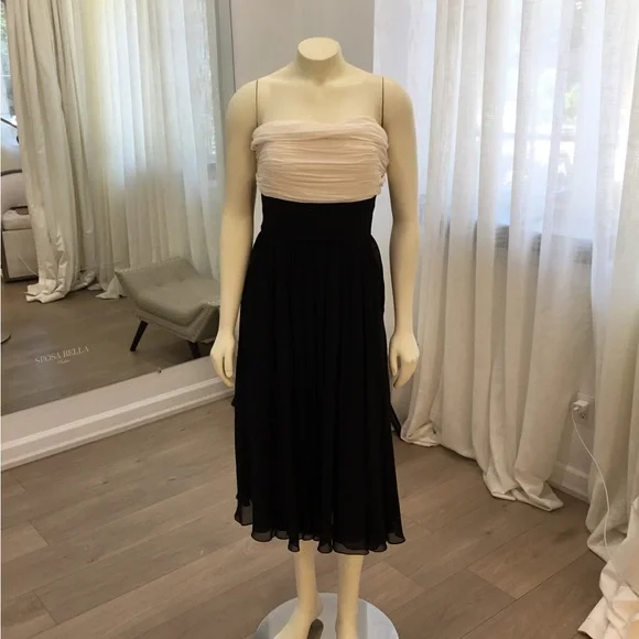 SAMPLE SALE! Marchesa Notte Mid-Length Evening Gown